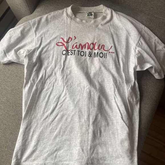 vintage Tops - t-shirt vintage style humeur design 1995